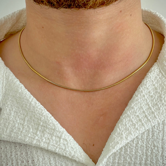 2MM Omega Unisex Short Neck chain