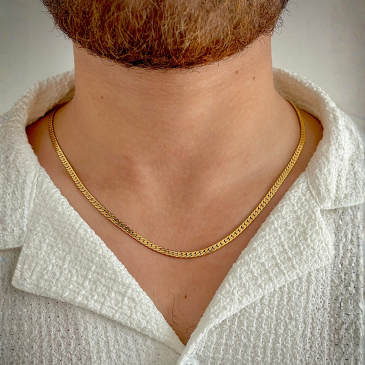 3 MM Flat Curb modern chain