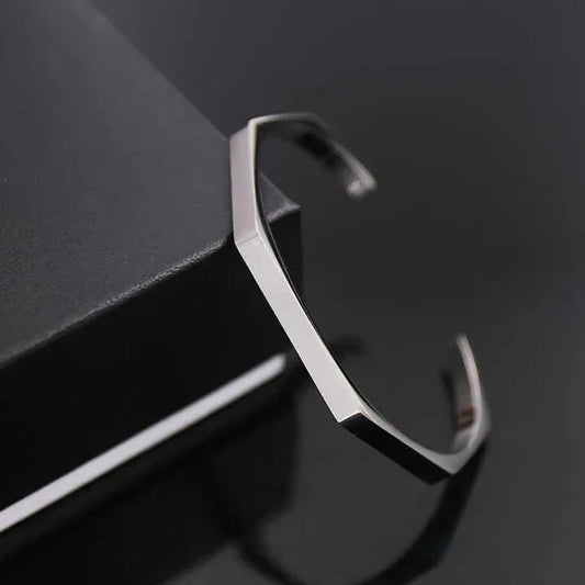Titan Stainless Steel Hex Bracelet (Black, Gold Style & Sliver)