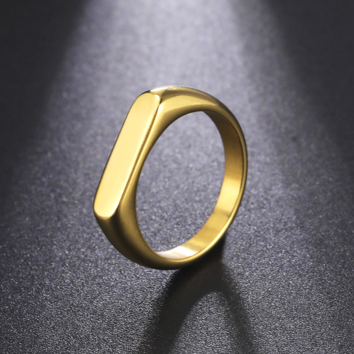 Minimal Tom Knut Italian Ring (Golden, Sliver, Black)