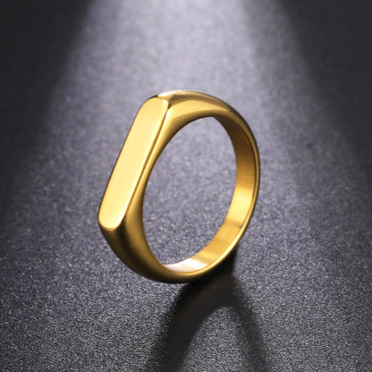 Minimal Tom Knut Italian Ring (Golden, Sliver, Black)